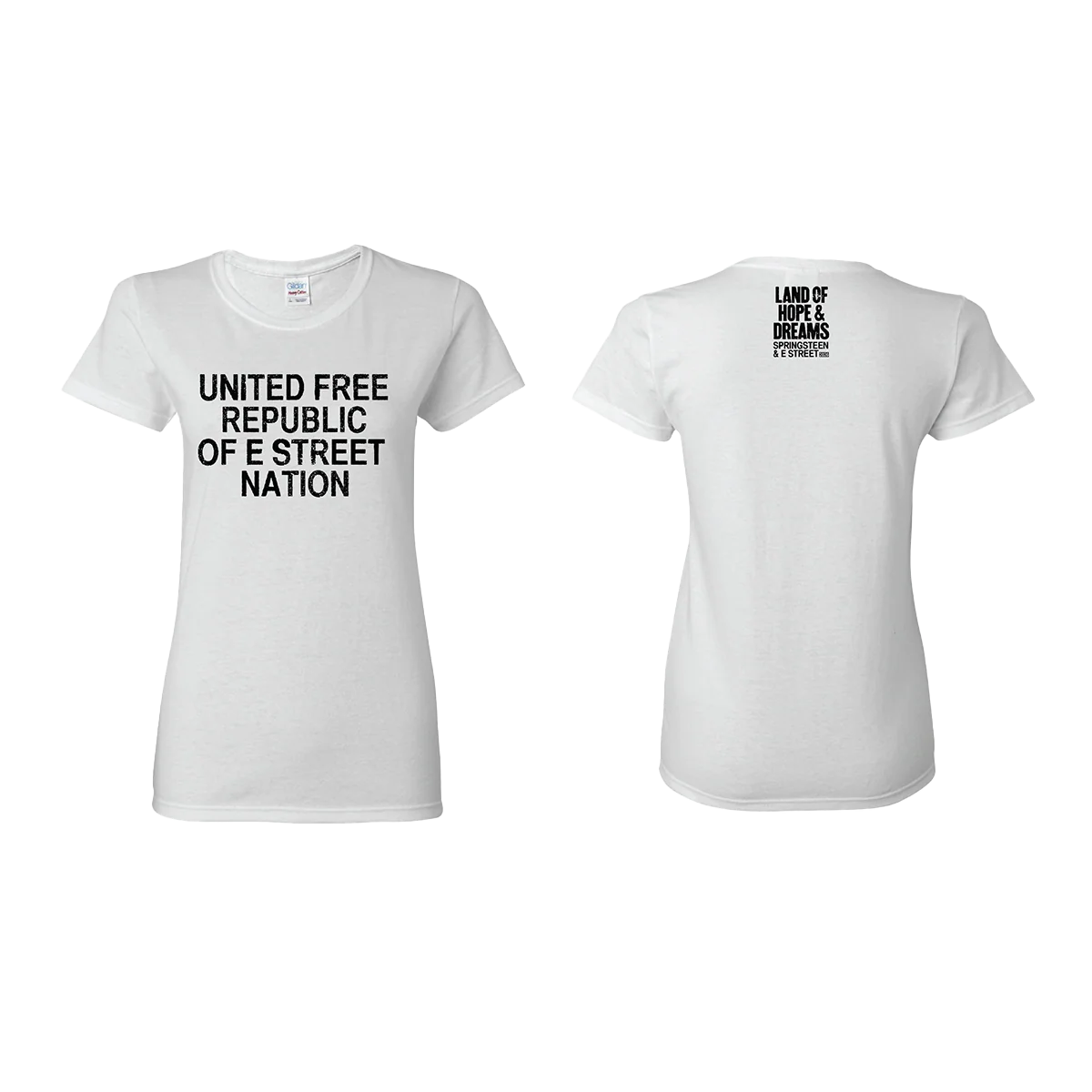 2026 Land Of Hope & Dreams American Tour "United Free Republic" Women's Tee - Image 3